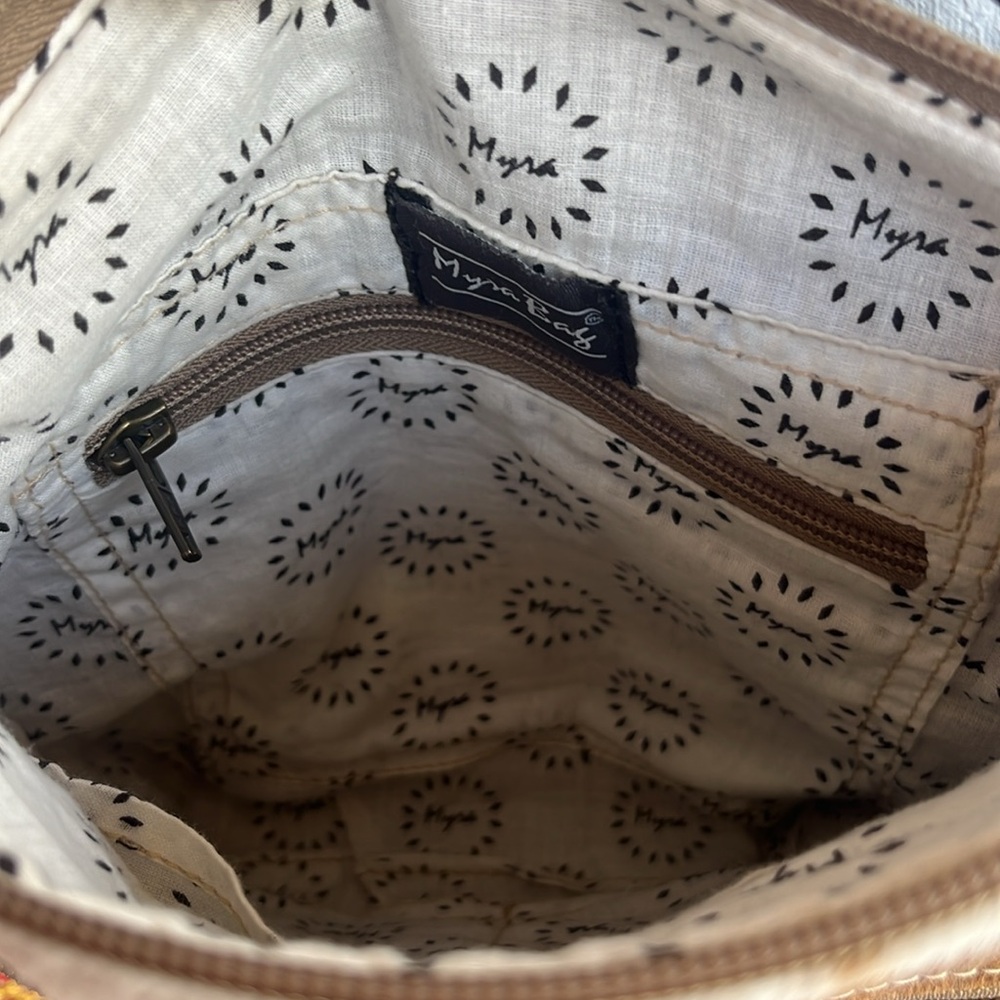 Myra Multicolor Patterned Crossbody Bag - image 3